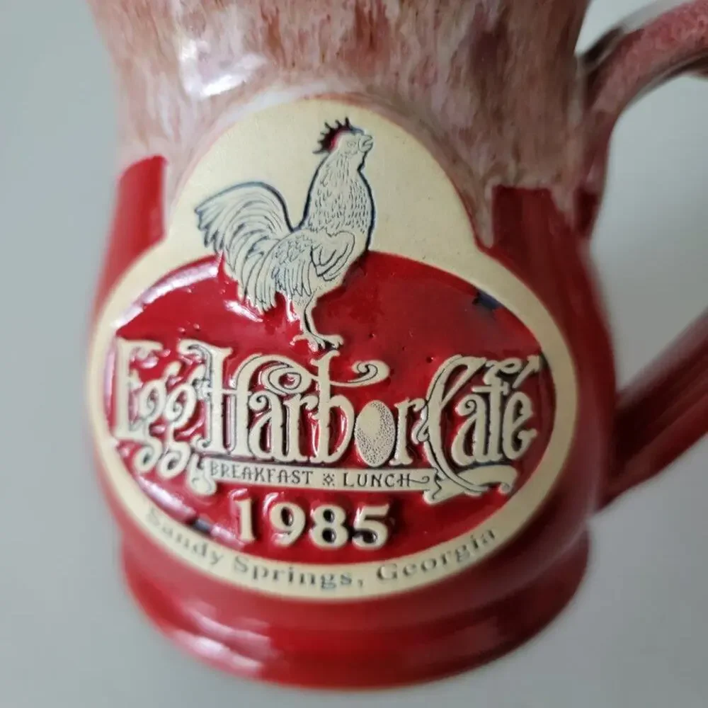 Deneen Pottery Egg Harbor Cafe Mug 2013 Sandy Springs Georgia Hand Thrown